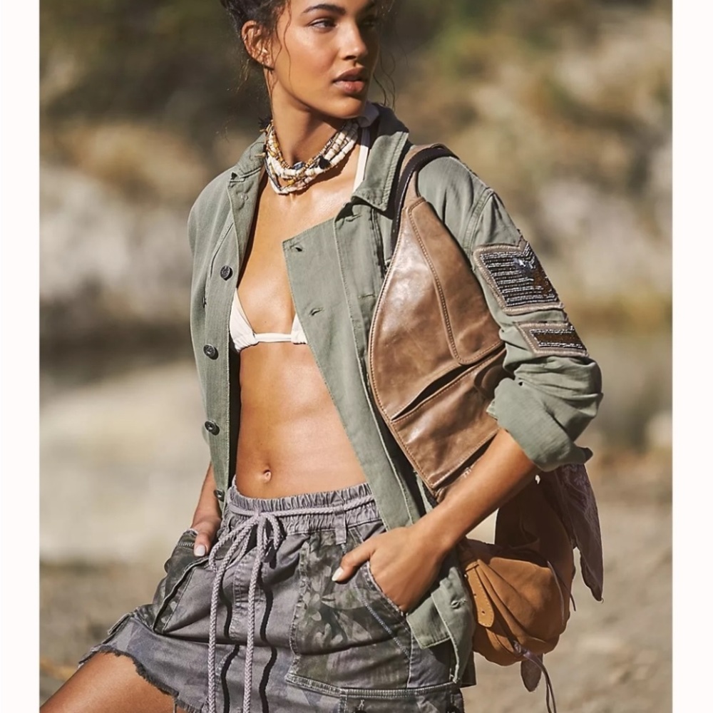 Free People Military Jacket